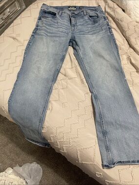 Reclaimed Vintage Light Blue Men's Straight Leg Jeans